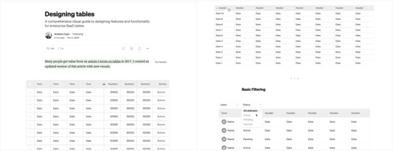 Enterprise UX: essential resources to design complex data tables by ...
