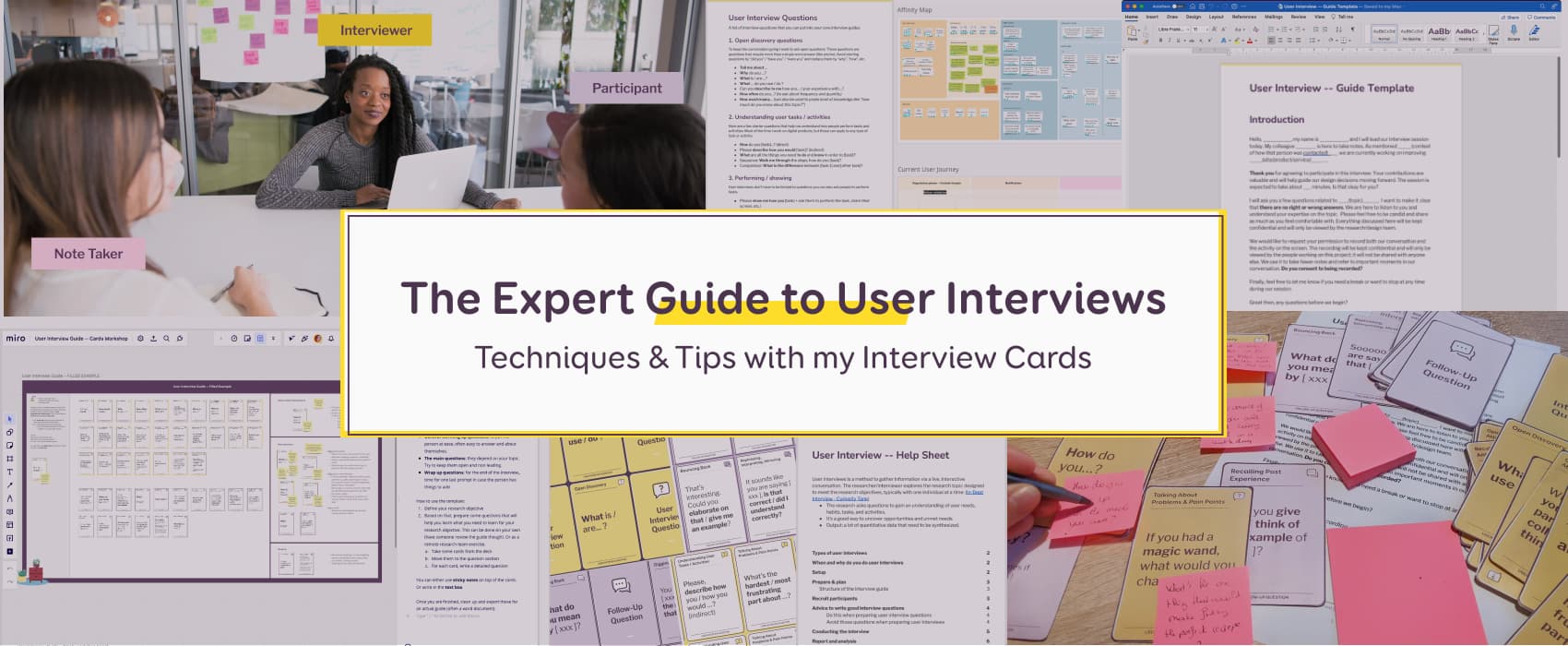 The Expert Guide to User Interviews