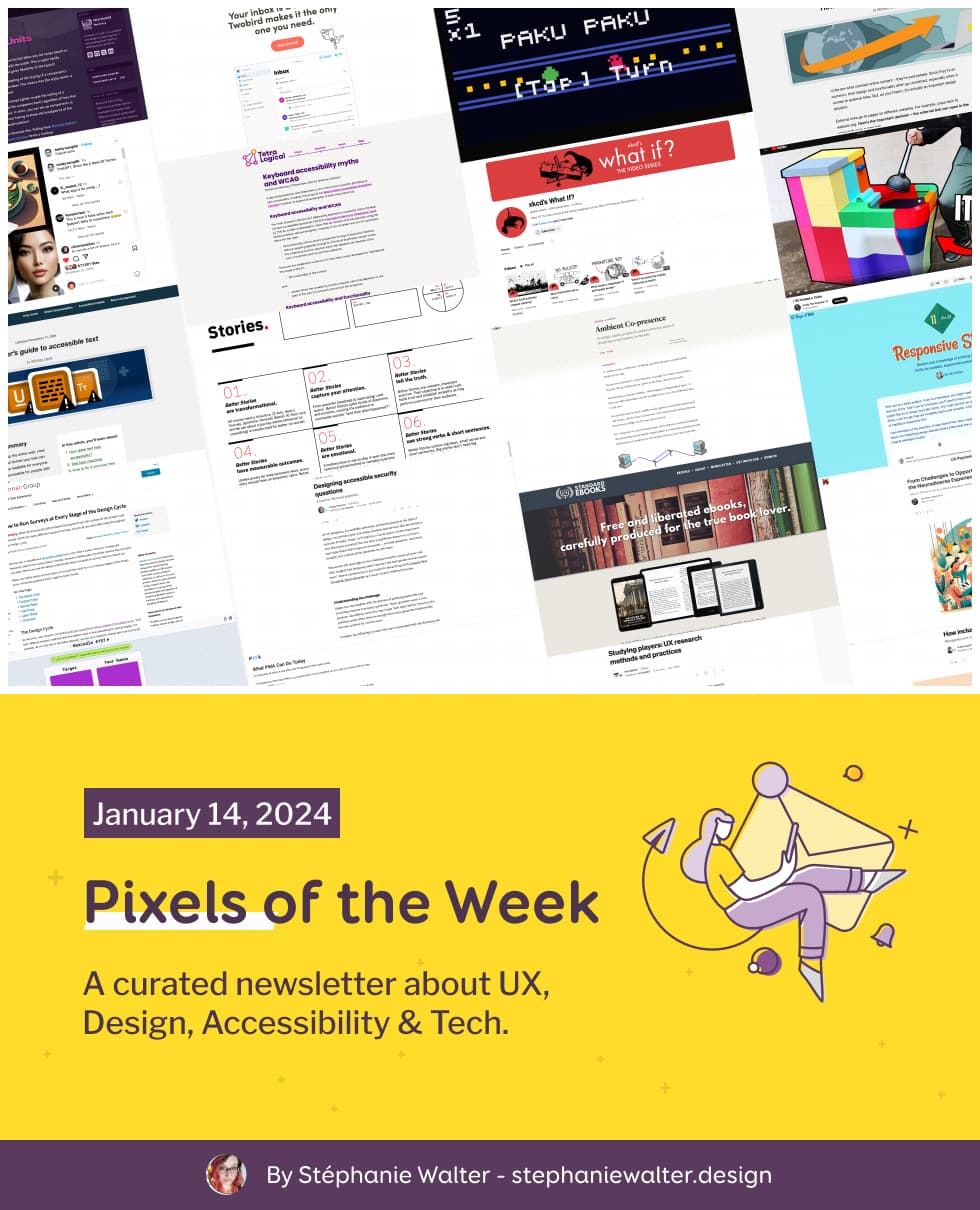 Pixels Of The Week January 14 2024 By St Phanie Walter UX   Weeklylinks@og 14jan2024 