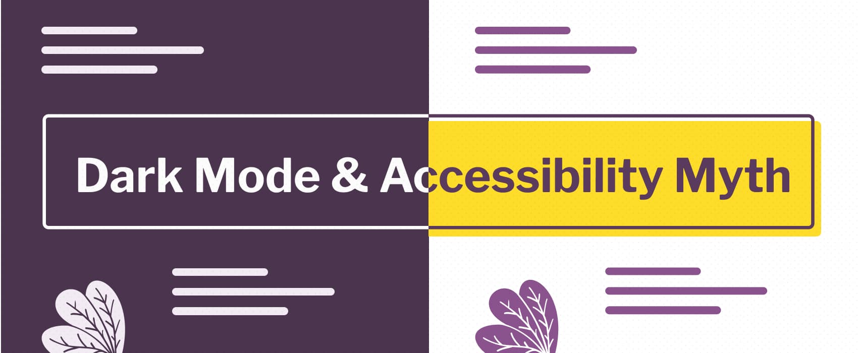 Dark mode & accessibility myth