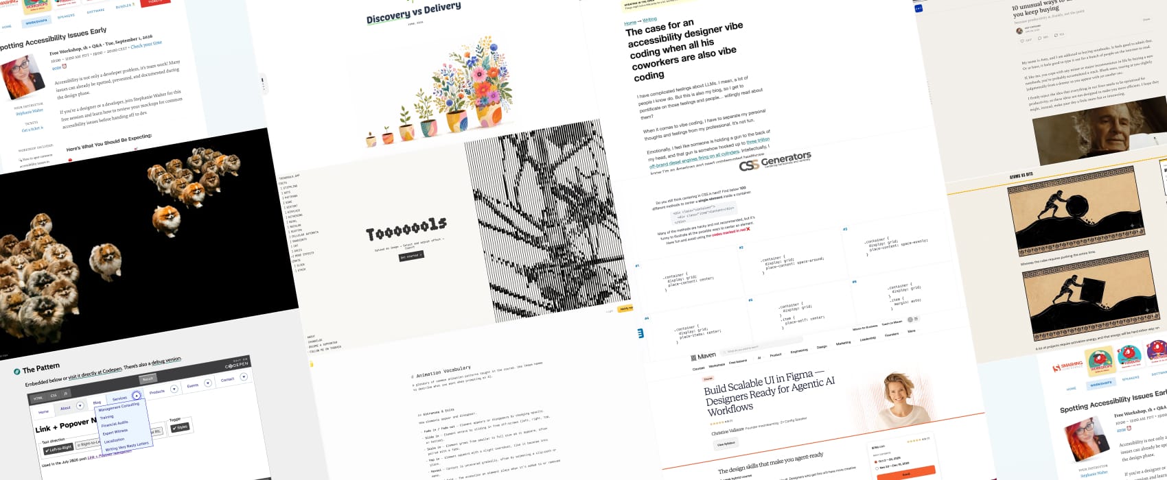 stephaniewalter.design - Stéphanie Walter - Pixels of the Week - July 19, 2026 by St&eacute;phanie Walter - UX Researcher & Designer.
